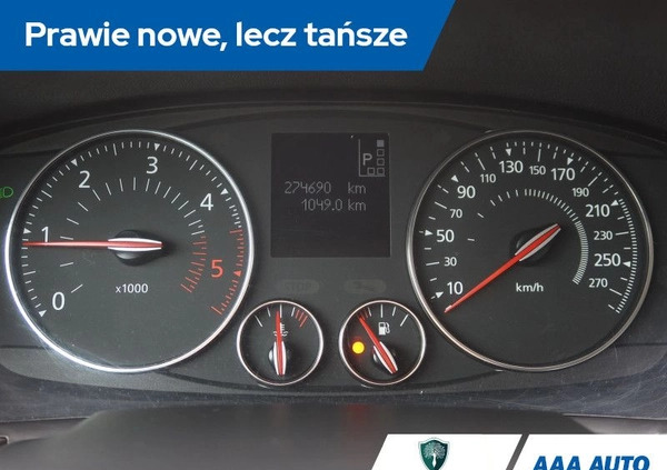 Renault Laguna cena 31000 przebieg: 274671, rok produkcji 2014 z Barczewo małe 254